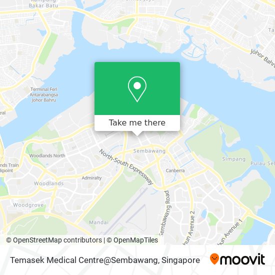 Temasek Medical Centre@Sembawang map