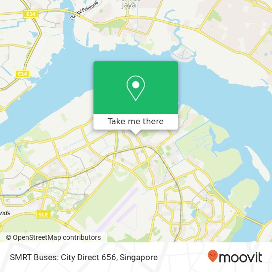 SMRT Buses: City Direct 656地图