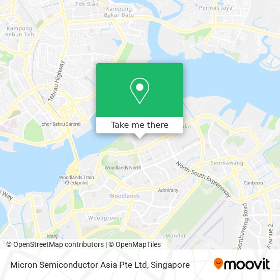 Micron Semiconductor Asia Pte Ltd map