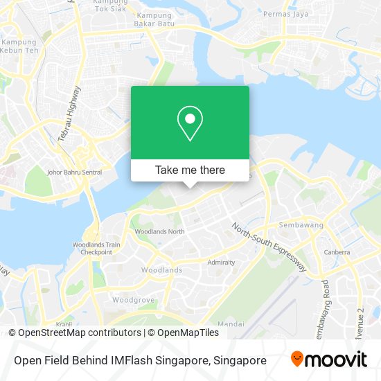 Open Field Behind IMFlash Singapore map