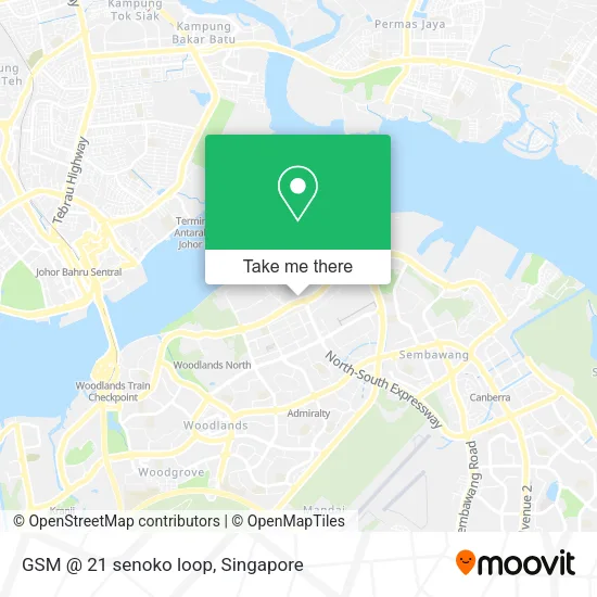 GSM @ 21 senoko loop地图