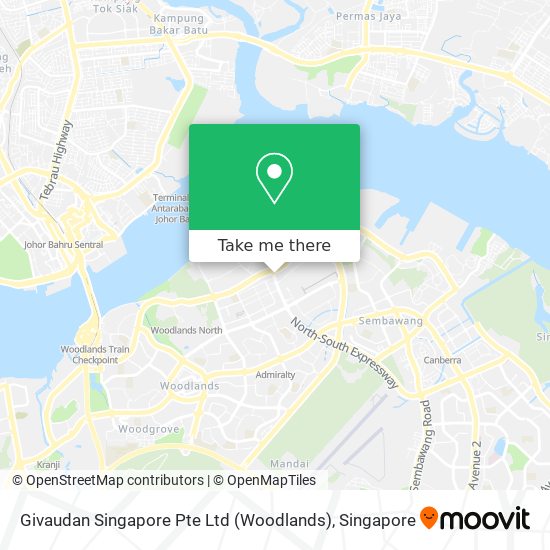 Givaudan Singapore Pte Ltd (Woodlands) map