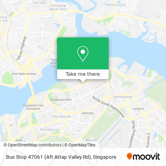 Bus Stop 47061 (Aft Attap Valley Rd)地图