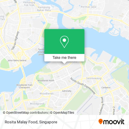 Rosita Malay Food map