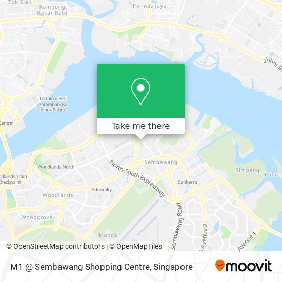 M1 @ Sembawang Shopping Centre map