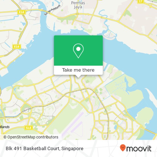 Blk 491 Basketball Court地图