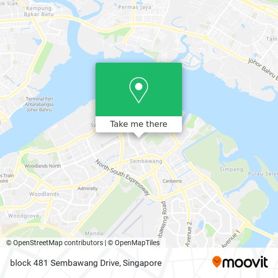 block 481 Sembawang Drive地图