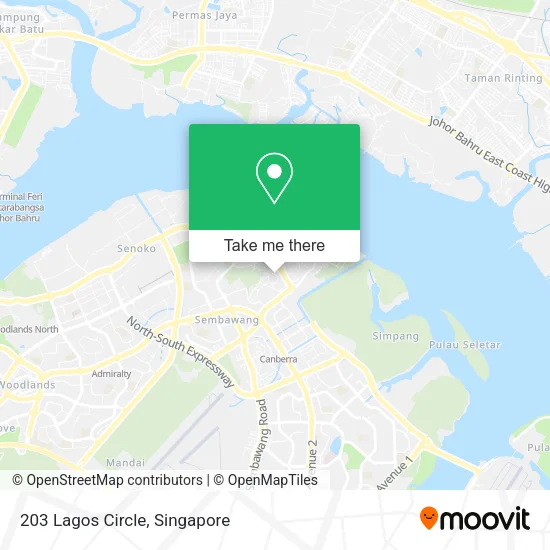 203 Lagos Circle map