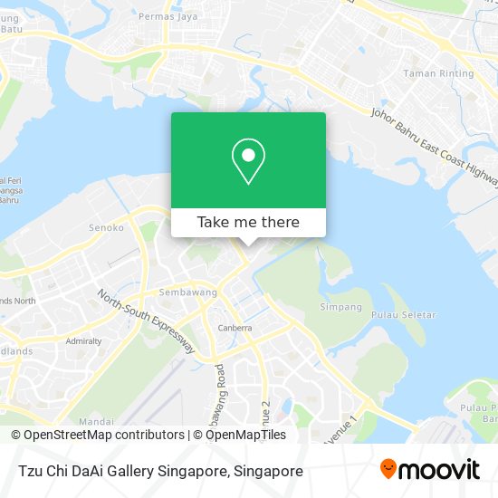 Tzu Chi DaAi Gallery Singapore map