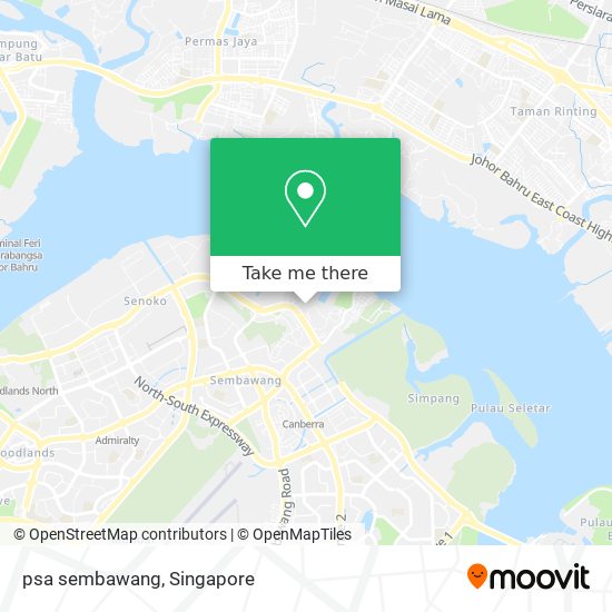 psa sembawang地图