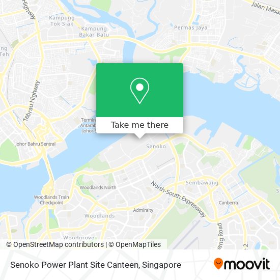 Senoko Power Plant Site Canteen map