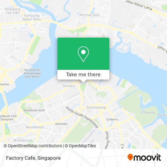 Factory Cafe map