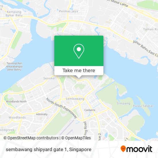 sembawang shipyard gate 1 map