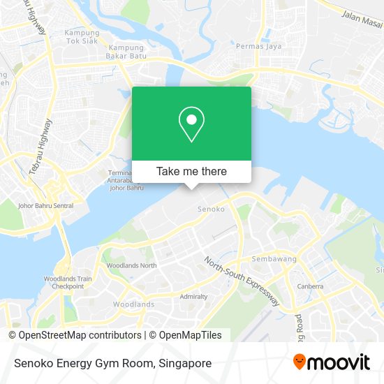 Senoko Energy Gym Room map