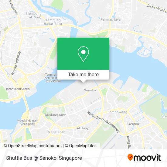 Shuttle Bus @ Senoko map
