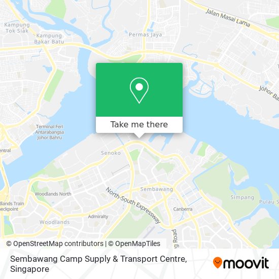 Sembawang Camp Supply & Transport Centre map