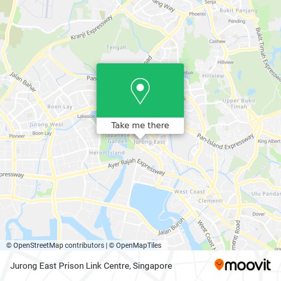 Jurong East Prison Link Centre map