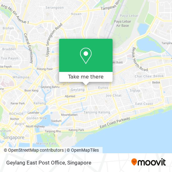 Geylang East Post Office map