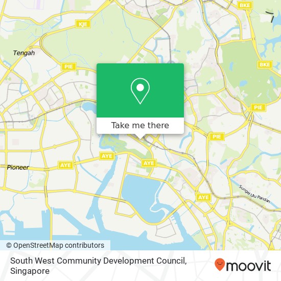 South West Community Development Council map
