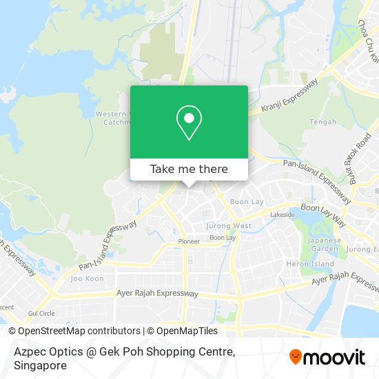 Azpec Optics @ Gek Poh Shopping Centre map