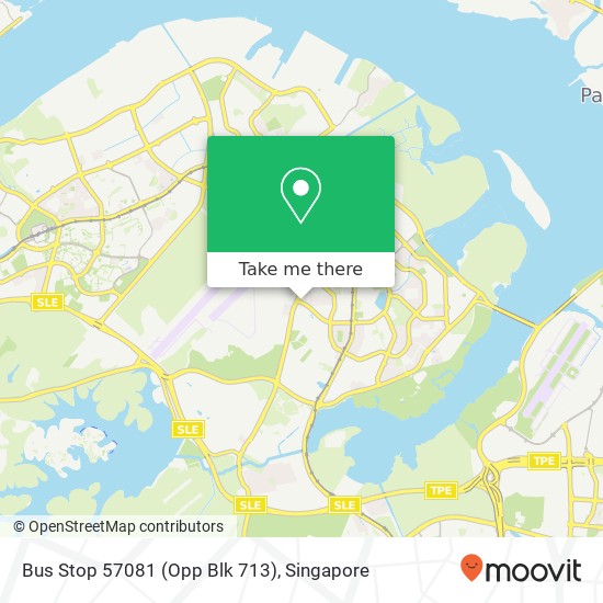 Bus Stop 57081 (Opp Blk 713)地图