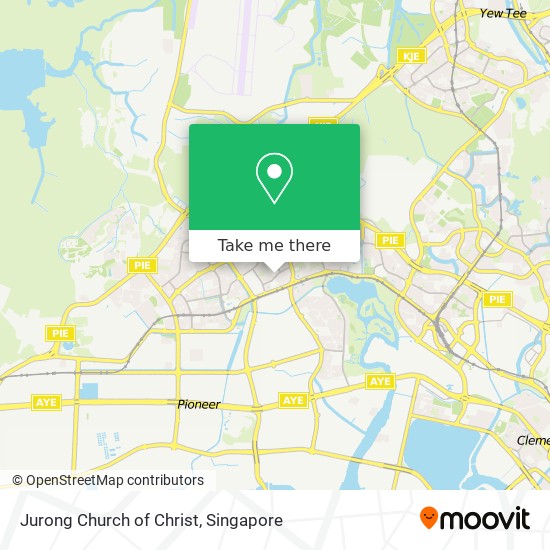 Jurong Church of Christ map