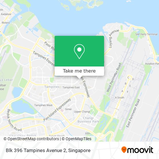 Blk 396 Tampines Avenue 2地图