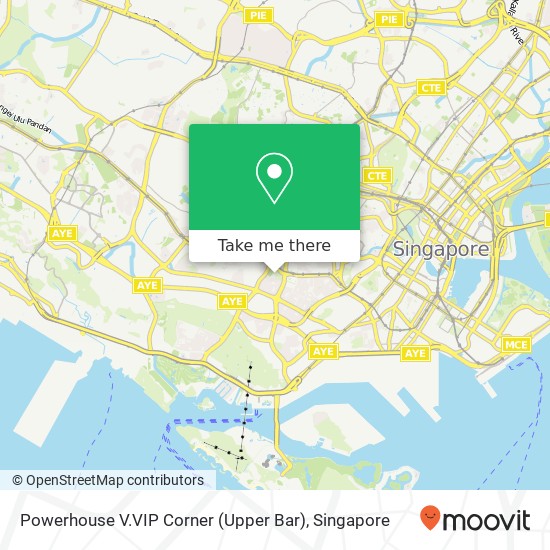 Powerhouse V.VIP Corner (Upper Bar) map