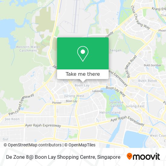 De Zone 8@ Boon Lay Shopping Centre map