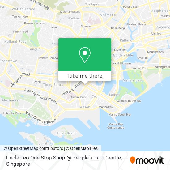 Uncle Teo One Stop Shop @ People's Park Centre map