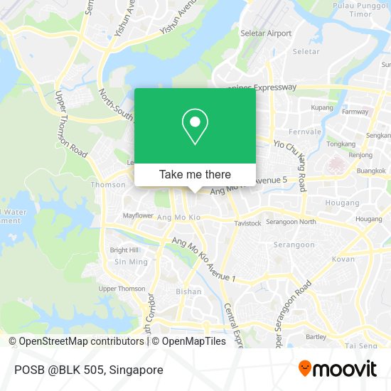 POSB @BLK 505地图