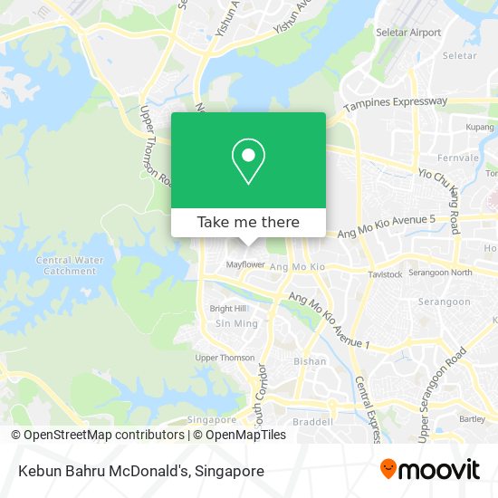 Kebun Bahru McDonald's地图