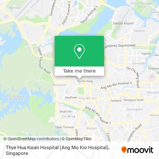 Thye Hua Kwan Hospital (Ang Mo Kio Hospital)地图