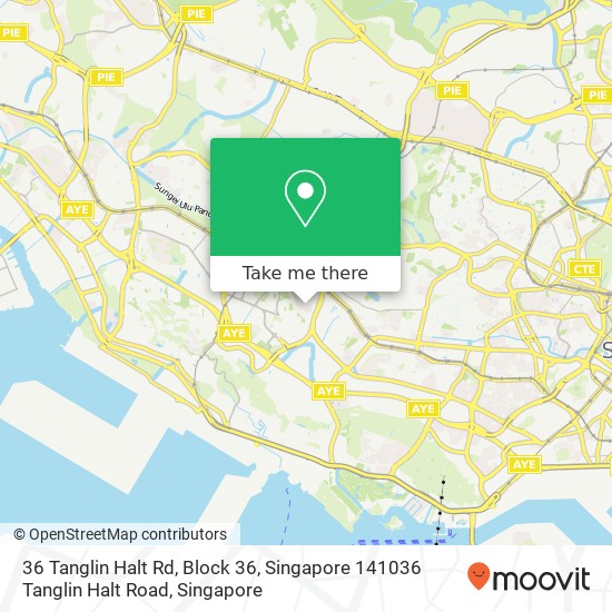 36 Tanglin Halt Rd, Block 36, Singapore 141036 Tanglin Halt Road地图