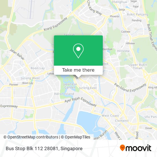Bus Stop Blk 112 28081 map