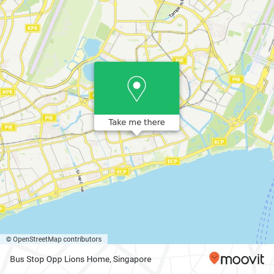 Bus Stop Opp Lions Home map