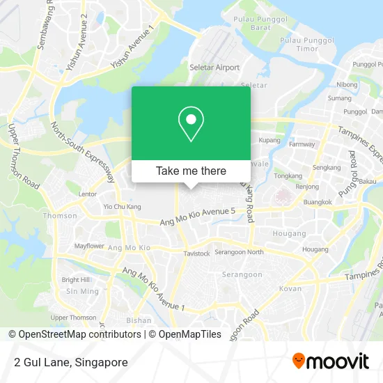 2 Gul Lane map