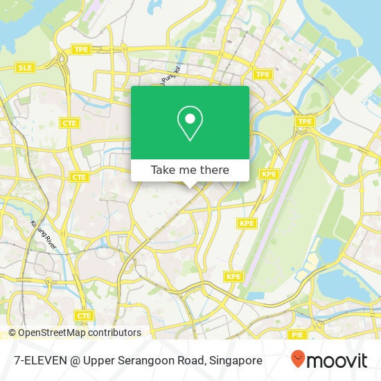 7-ELEVEN @ Upper Serangoon Road地图