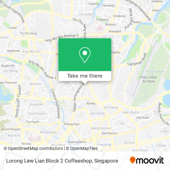 Lorong Lew Lian Block 2 Coffeeshop map