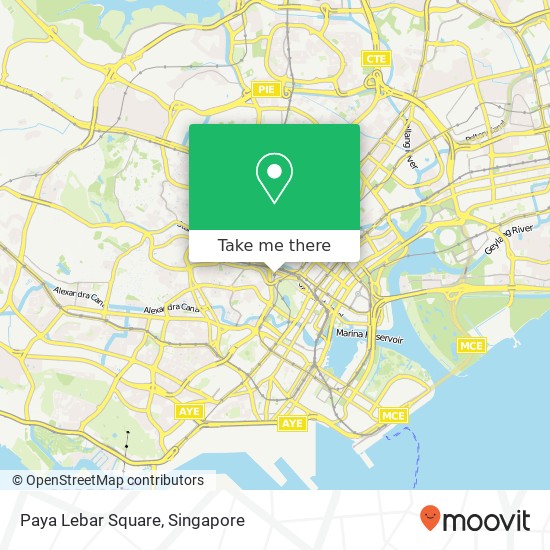 Paya Lebar Square map