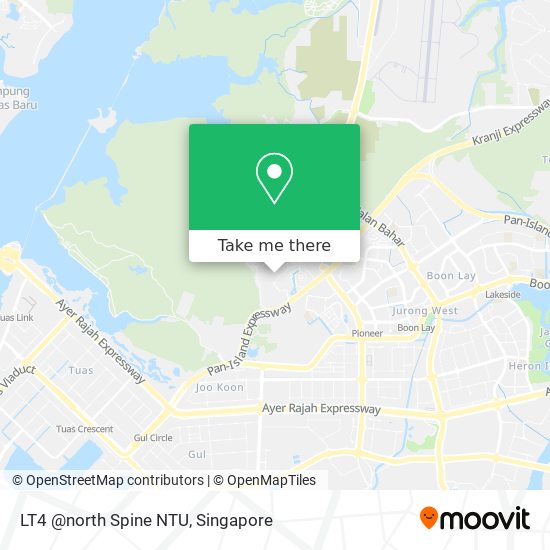 LT4 @north Spine NTU map
