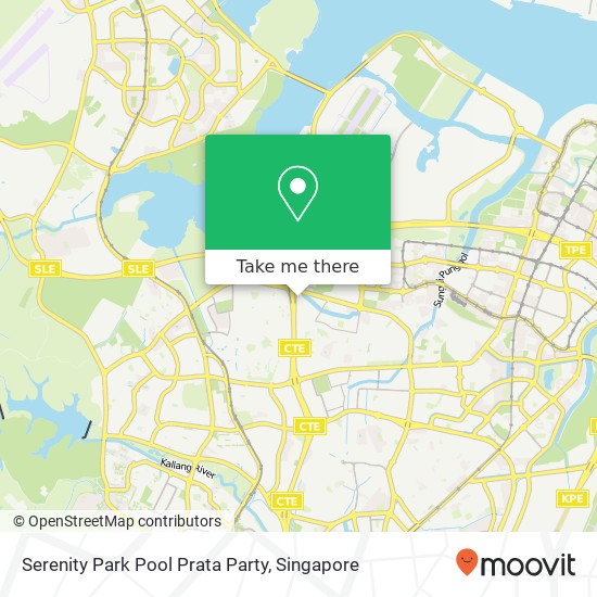 Serenity Park Pool Prata Party地图