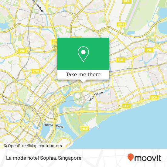 La mode hotel Sophia map
