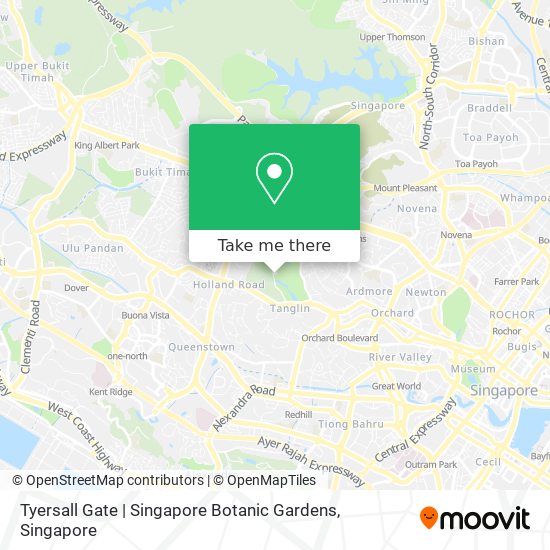 Tyersall Gate | Singapore Botanic Gardens map