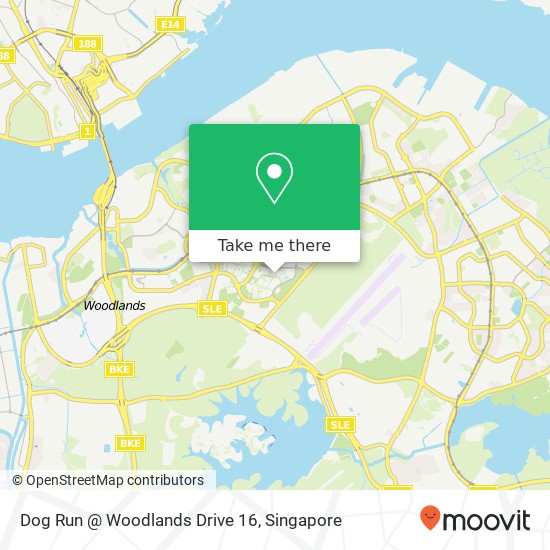 Dog Run @ Woodlands Drive 16 map