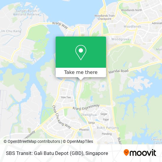 SBS Transit: Gali Batu Depot (GBD) map