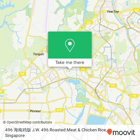 496 海南鸡饭 J.W. 496 Roasted Meat & Chicken Rice map