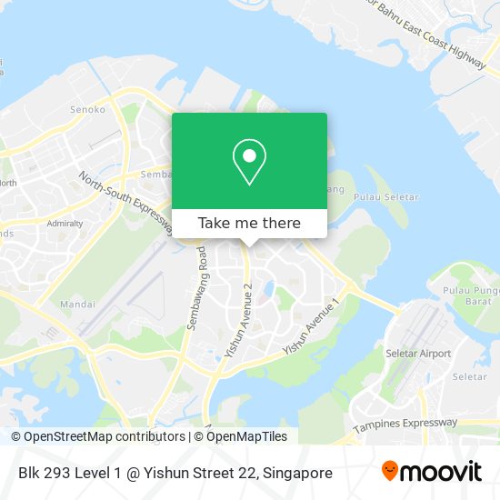 Blk 293 Level 1 @ Yishun Street 22 map