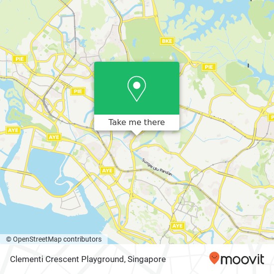 Clementi Crescent Playground map