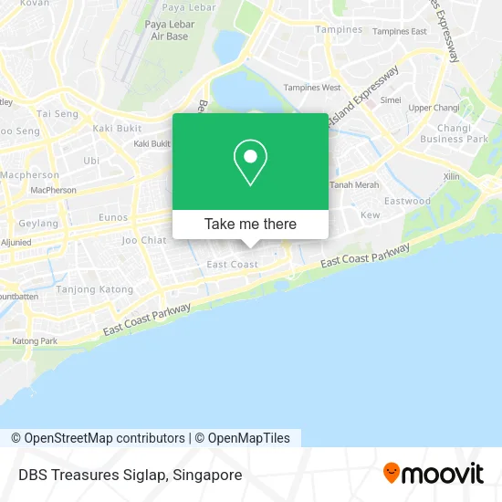 DBS Treasures Siglap map